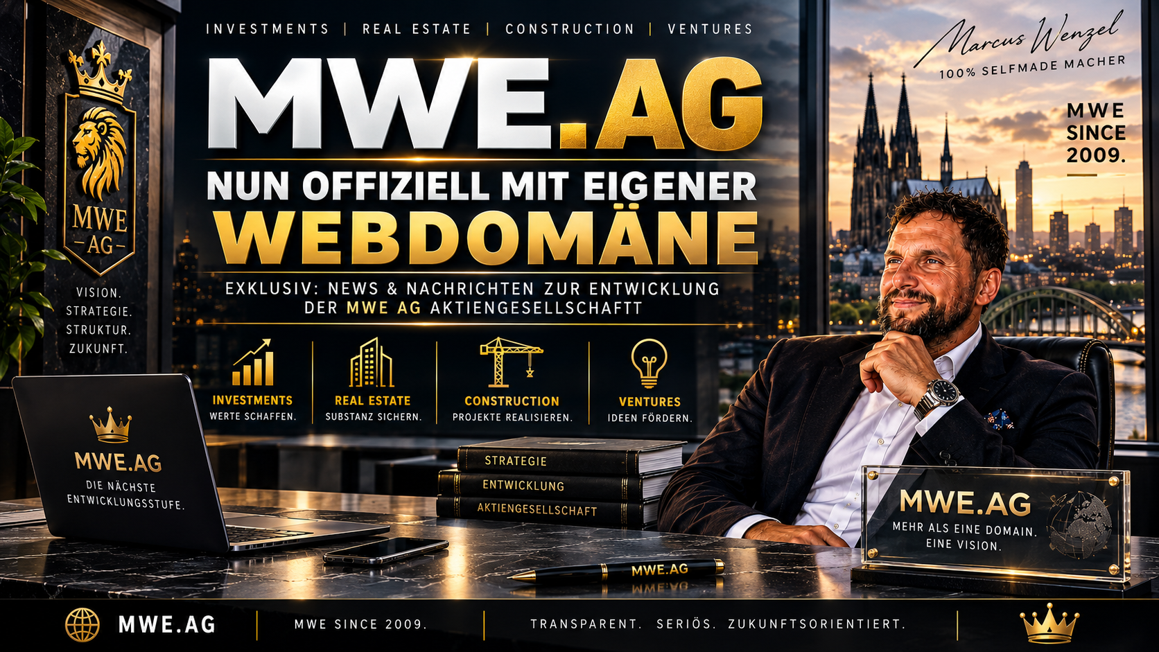 MWE.AG nun offiziell mit eigener Webpräsenz – die digitale Heimat der künftigen MWE AG 👑
